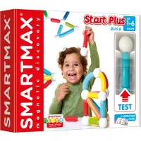 Smart Max Start Plus - Magnetisch Bouwspeelgoed - 30-Delige Basisset met Gebogen Staven - Educatief Speelgoed voor Peuters en Kleuters - Vanaf 1 Jaar