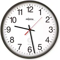 Peweta Radiografische wandklok, ø 300 mm, zwart