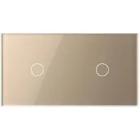 Livolo | Goud | 1+1 | Dimmer | Wisselschakelaar | Smart Home - Bekijk