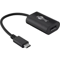 Goobay USB C naar DisplayPort adapter - - 0.2 meter (4K@60Hz, 3D)
