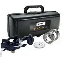 Dymo Rhino M1011 Industriële Lettertang labelmakertool | met aluminium en roestvrijstalen labels | | Duurzame draagtas | Ideaal voor doe-het-zelf en constructie