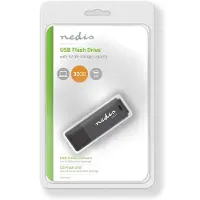 Nedis Flash Drive | 32 GB | USB Type-A | Leessnelheid: 80 MB/s | Schrijfsnelheid: 9 MB/s