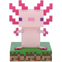 Paladone Minecraft Axolotl Icon Light – Officieel Gelicentieerde Vrijstaande Bureaulamp, Gamingkamer Decor & Nachtlamp Cadeau voor Jongens en Meisjes-