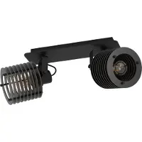 Eglo Plafondlamp Segovia, dimbaar, zwart, Woon-/ Eetkamer, metaal, Modern, plafondlamp hout
