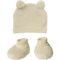 Heless poppen kleding set gebreid biologisch katoen 35-45cm winter.