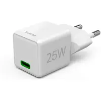Hama 25W Snellader - USB-C PD/QC - Super-mini - Wit