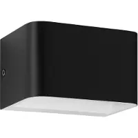 Eglo Led wandlamp Sania 4 13cm - zwart