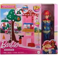 Barbie Brandweervrouw Speelset - Barbiepop