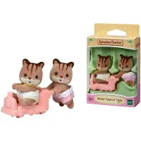 Sylvanian Families Rode Eekhoorn Tweeling Beeldjes