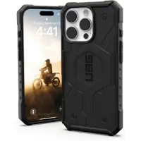 Uag Pathfinder MagSafe iPhone 16 Pro Hoesje Zwart