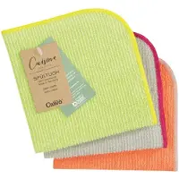 Cawö Vaatdoek Uni Pistachio Mandarin (Set van 3)