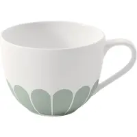 Villeroy & Boch Fleur koffiekop 16 cl Wit-groen