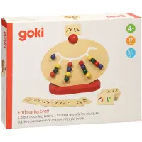 Goki KLEURENRANGSCHIKSPEL 23x28cm, met 16 voorbeeldplaatjes, 4+ 4