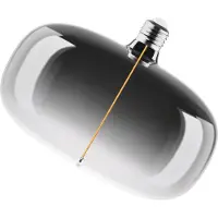 Osram LED Vintage Big Elipse E27 4W 818 Filament rook dimbaar 4W,, alu / grijs / zink, Glas, E27 LED-lamp