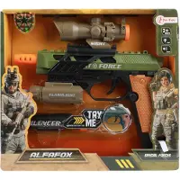 Toi-Toys Leger Pistool Met Licht En Geluid - 21 Cm
