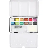 Pigment Art Proff Set of 12 metallic watercolor paints