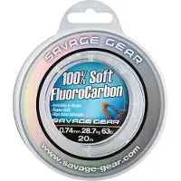 Savage Gear Soft Fluoro Carbon Transparent 0,36 mm 40 m 8,4 kg Lijn