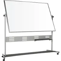 BI-Office Evolution Mobiel whiteboard Vrijstaand Magnetisch Email Dubbel 150 (B) x 120 (H) cm