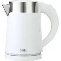 Adler AD 1372w, elektrische waterkoker, wit