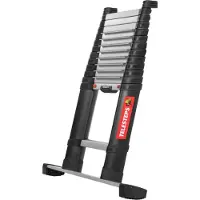 Kippers Rijssen Prime-Line Telescoopladder - 4.10 meter - Stabiliteitsbalk - Aluminium