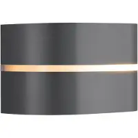 Nordlux Wandlamp buiten Sibelis, dimbaar, zwart, Kunststof, Wandlamp buiten