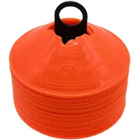 Precision trainingshoedjes 20 cm oranje 51-delig
