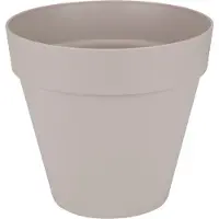 Elho Loft Urban Rond 40 - Bloempot voor Buiten - Ø 38.5 x H 35.3 cm - Warm grijs