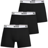 BOSS Boxershorts 'Power' lichtgrijs / zwart / wit