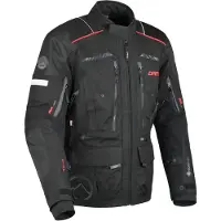 Dane Hornum Zwart Rode Waterdichte Textiele Motorjas Maat L