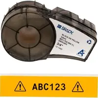 Brady M21-750-595-YL tape vinyl zwart op geel 19,1 mm x 6,40 m (origineel)
