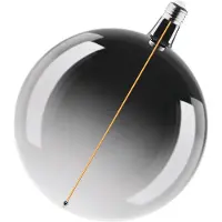 Osram LED lamp E27 | Globe G200 | Vintage 1906 Magnetic | Smoke | 1800K | Dimbaar | 4.8W (10W)