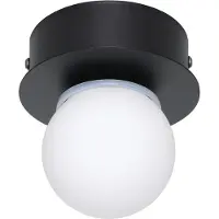 Eglo Mosiano Wandlamp - Plafondlamp - Spiegellamp - Badkamer - LED - Ø 11 cm - Goud/Wit