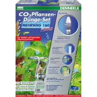 Dennerle Carbo Start M200 | Aquarium CO2 Systeem | Met herbruikbare CO2 fles | Voor Aquaria tot 200 Liter