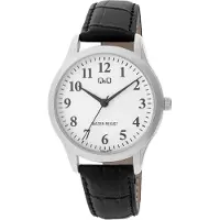Q&Q Analoog horloge zwart / zilver