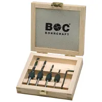 Bohrcraft Houtspiraalboren met verzinker set