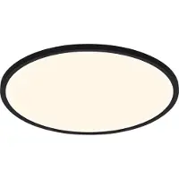 Nordlux Oja LED Plafondlamp | 19W 3000K/4000K 2200lm 830/840 | ip54 | Zwart