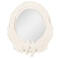 Clayre & Eef Spiegel 50x5x60 cm mdf glas ovaal wandspiegel