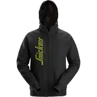 Snickers Workwear 2846 Logo Full-Zip Hoodie Zwart maat XXL heren