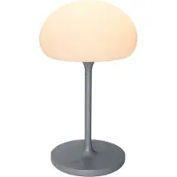 Nordlux Tafellamp Sponge grijs met wit oplaadbaar