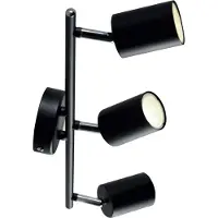 Nordlux Explore LED Opbouwspot | 3x GU10 Max 7W | Dimbaar | Zwart
