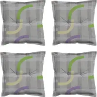 Madison zitkussen tess purple ca. set van 4