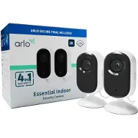Arlo Essential 2K beveiligingscamera voor binnen - 2 IP-Camera's