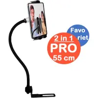 Develop-free Auto Tablet houder + Telefoonhouder PRO (2 in 1) 6-14 inch - 55 cm
