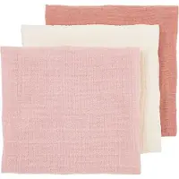 Meyco Luier Pre-Washed Uni Soft Rose/Rose/Natural 3-pack