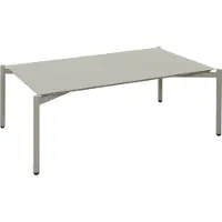 Mendler Aluminium tuintafel -O11, outdoor loungetafel koffietafel balkontafel, 105x65cm ~ lichtgroen