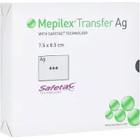 Molnlycke Health Care Mölnlycke - MEPILEX - TRANSFER AG - 7,5X8,5 CM - STERIL - 10 stuks in een doos