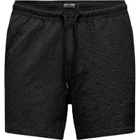 Only & Sons Zwemshorts 'Ted' zwart