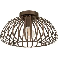 Eglo Bronzen plafondlamp Espinal Ø 38,5cm - 1x E27