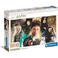 Clementoni - Puzzel 1000 Stukjes High Quality Collection - Harry Potter, Puzzel Voor Volwassenen en Kinderen, 14-99 jaar, 39787 COMPACT BOX