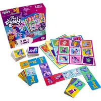 Tactic My Little Pony 3-in-1 Spellenverzameling – Kaartspel – Lotto – Domino – Memo – Kinderspel vanaf 4 jaar